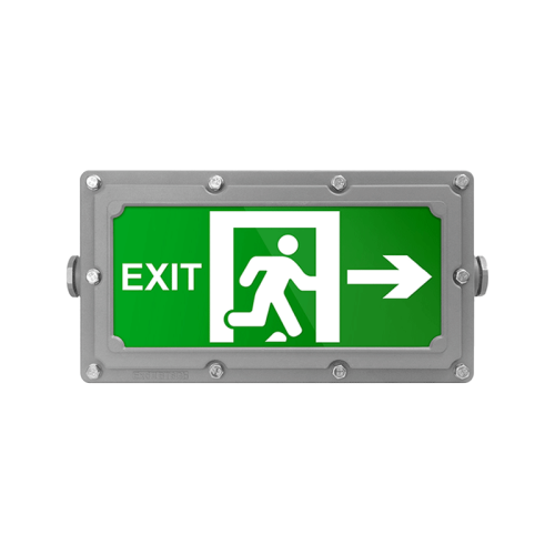 Semn de ieșire cu două părți antiexplozie